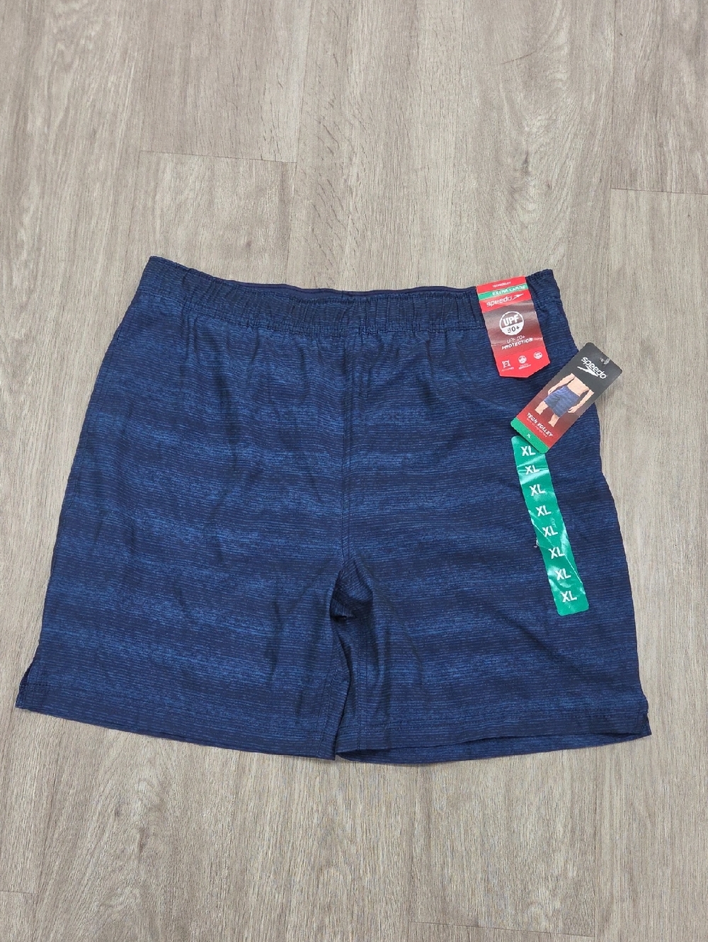 Speedo Navy Blue Tech Volley Swim Shorts Men's Size XL